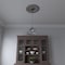 Ekena Millwork Berkshire PVC Medallion (Canopies up to 8 3/8"), 19"OD x 3 1/2"ID x 1"P, Metallic Silver Metallic CMP19BECSV - alternate 10